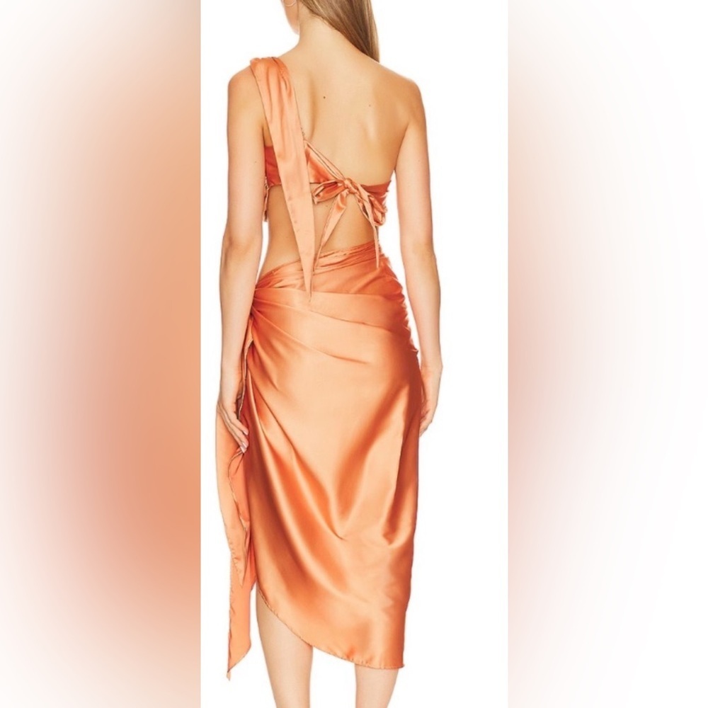 Baobab Collection Marea 2pc Set Asymmetrical Set in Orange “Luz” NWT - Picture 4 of 16
